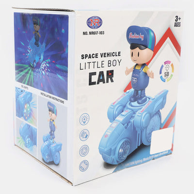 Rotating Little Boy Car Toy