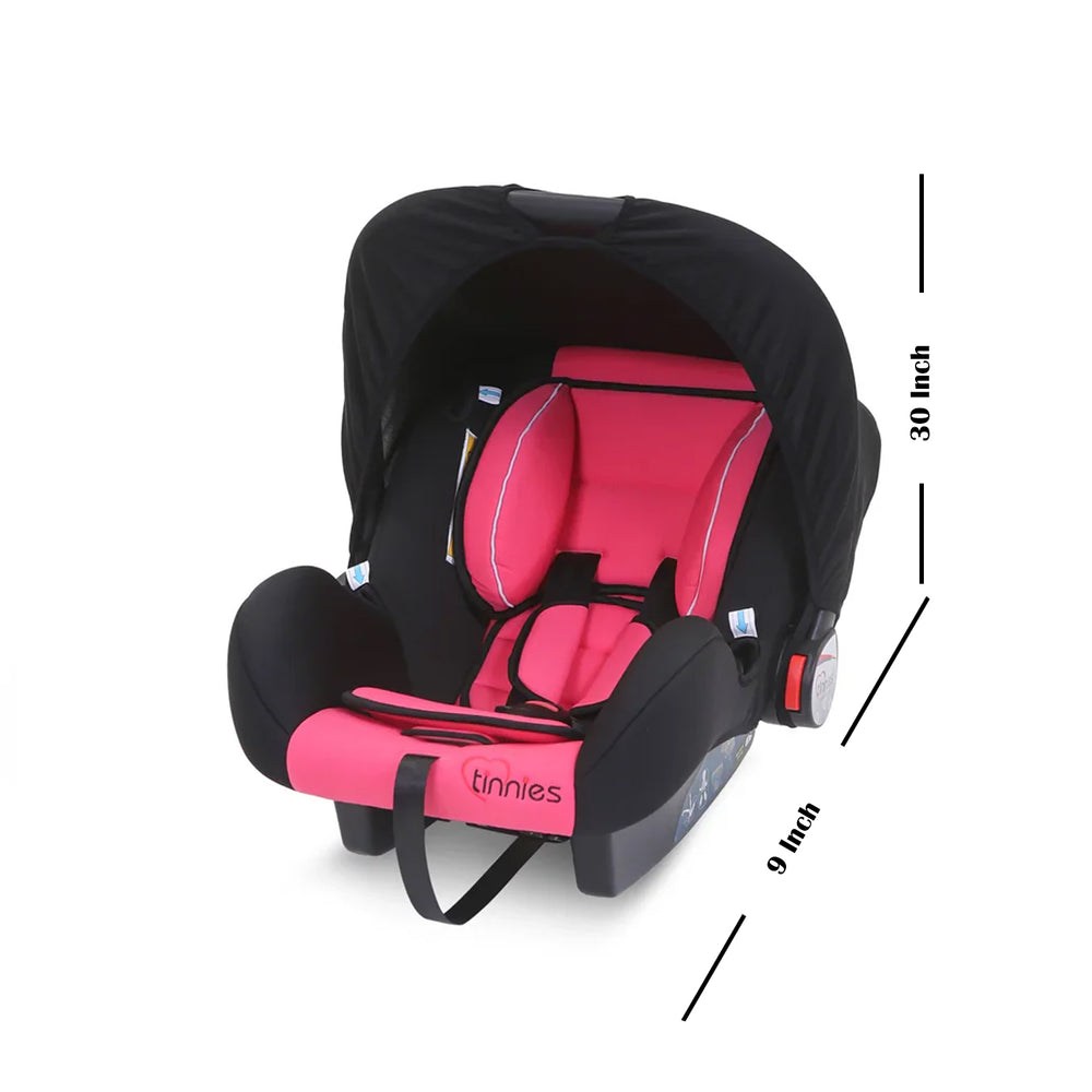 TINNIES BABY CARRY COT-PINK T001