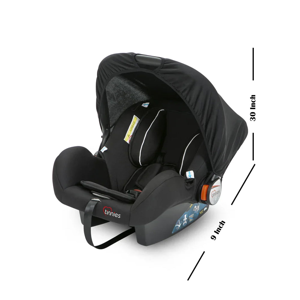 TINNIES BABY CARRY COT-BLACK T001