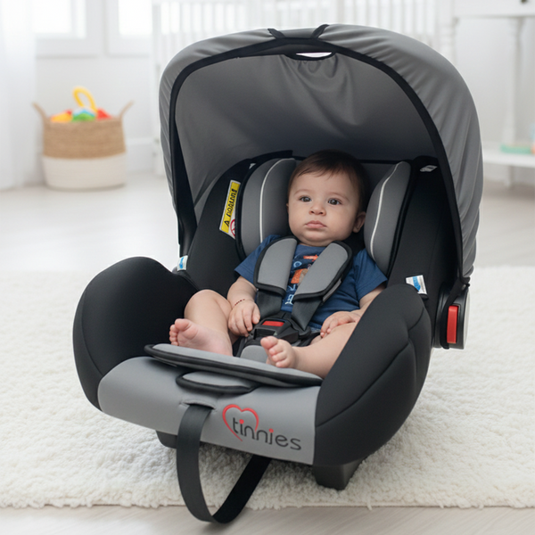 TINNIES BABY CARRY COT-GREY T001