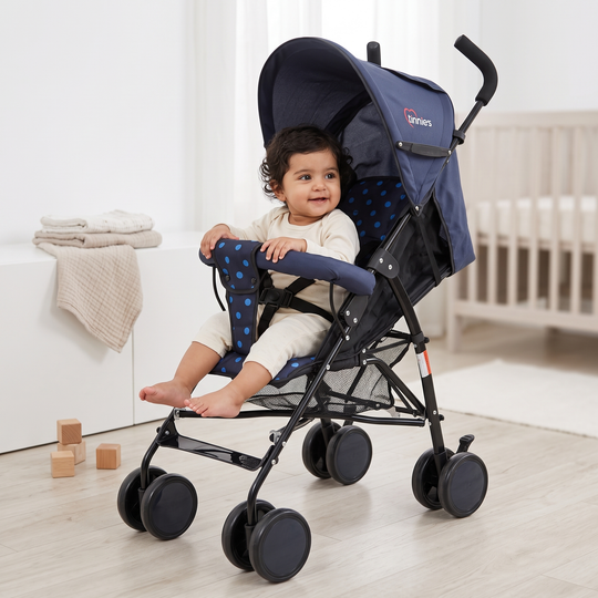 Tinnies Baby Buggy T051 - Blue- (BP-LI)
