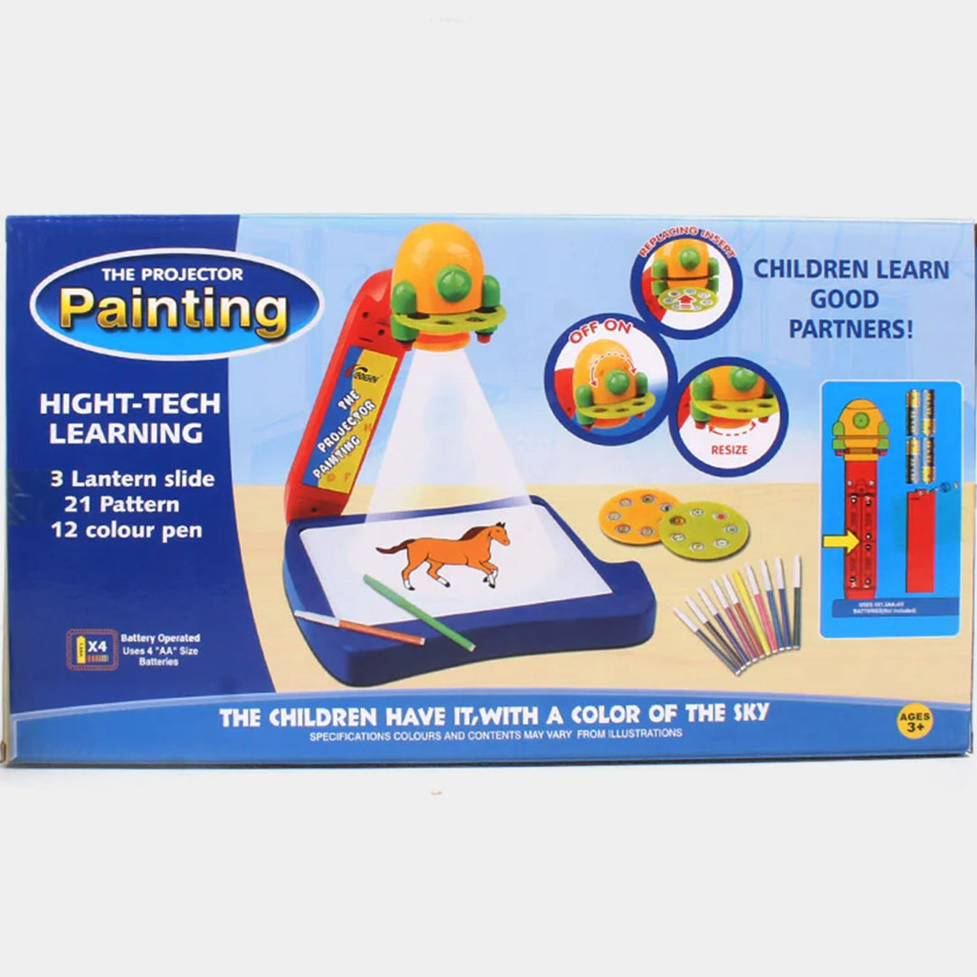 Painting Projector ( Blue ) Play Set For Kids