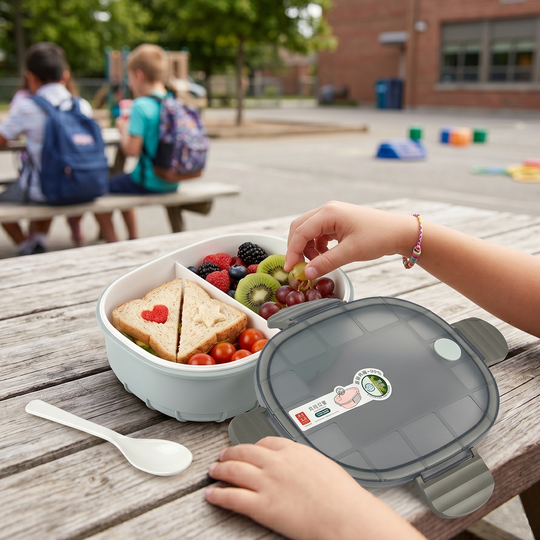 Lunch Box For Kids - Grey