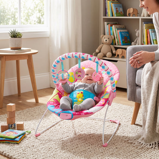 Music & Vibrating Baby Bouncer