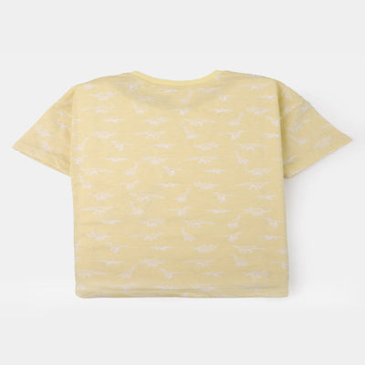 Infant Boys T-Shirt Dino All Over-2-After Glow