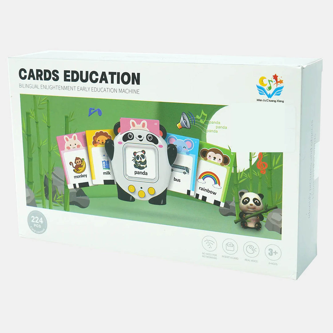 Panda Talking Flash Cards Learning Toy