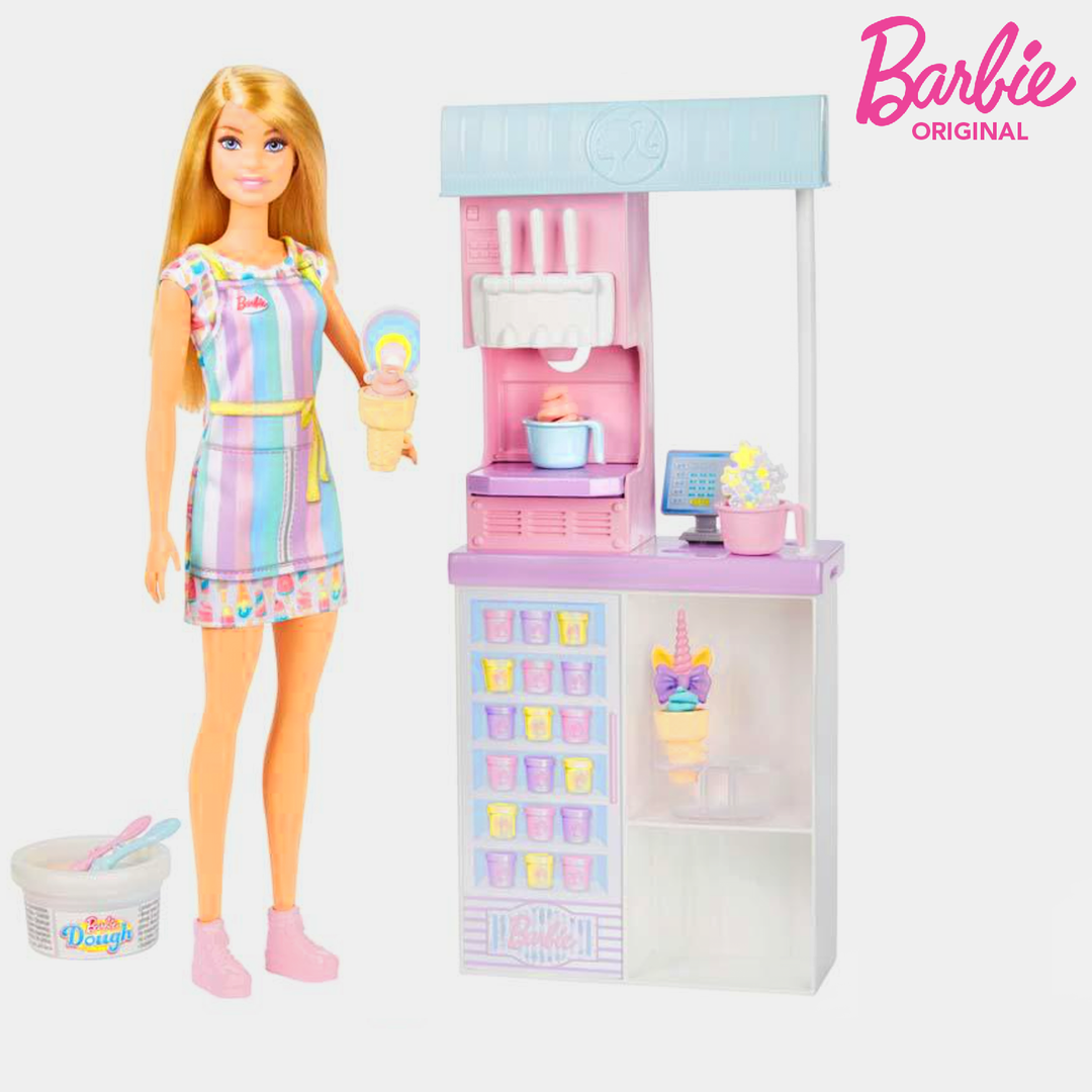 Barbie Doll With Ice Cream Shop