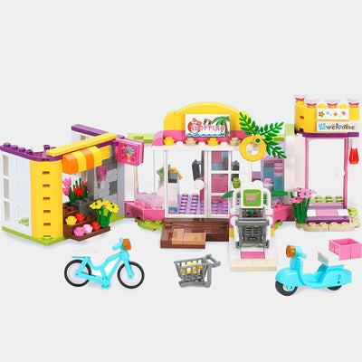 Shopping Mall Building Blocks Set For Kids | 376PCS