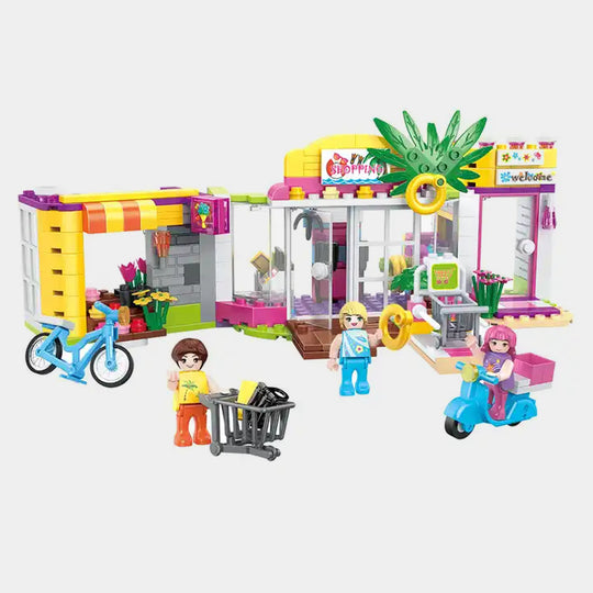 Shopping Mall Building Blocks Set For Kids | 376PCS