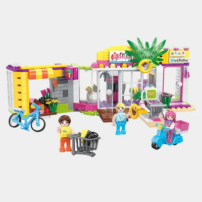 Shopping Mall Building Blocks Set For Kids | 376PCS