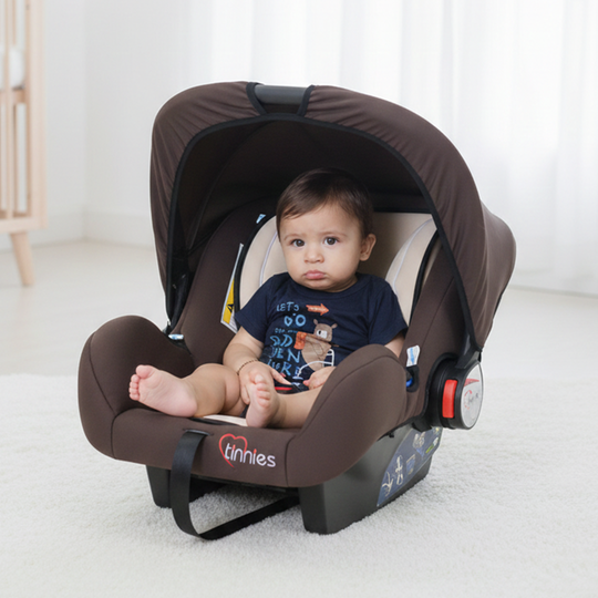 Tinnies Baby Carry Cot-Brown T001 E-C