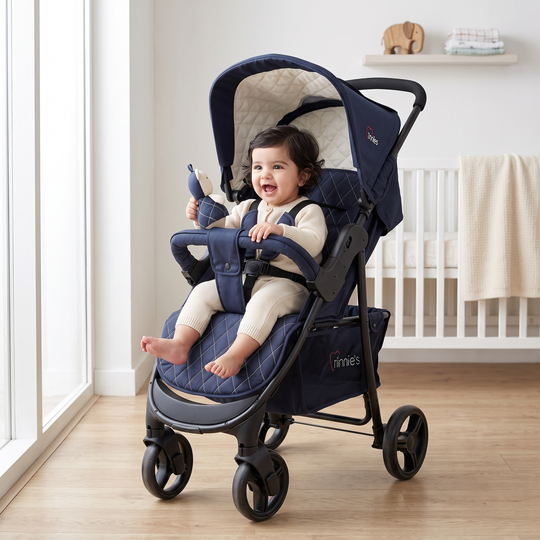Tinnies Baby Stroller E03 Blue