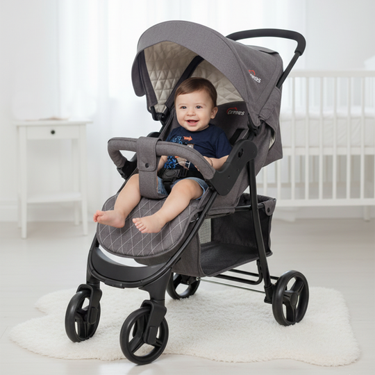 Tinnies Baby Stroller E03 Grey
