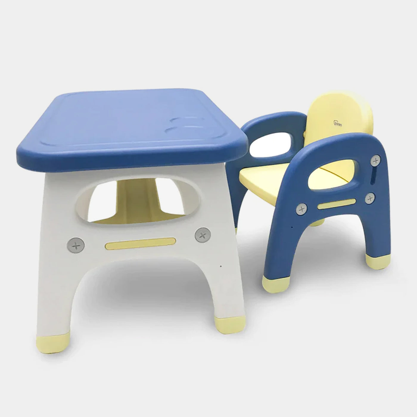 Tinnies Children Table Set Blue/Yellow T1101 E-C