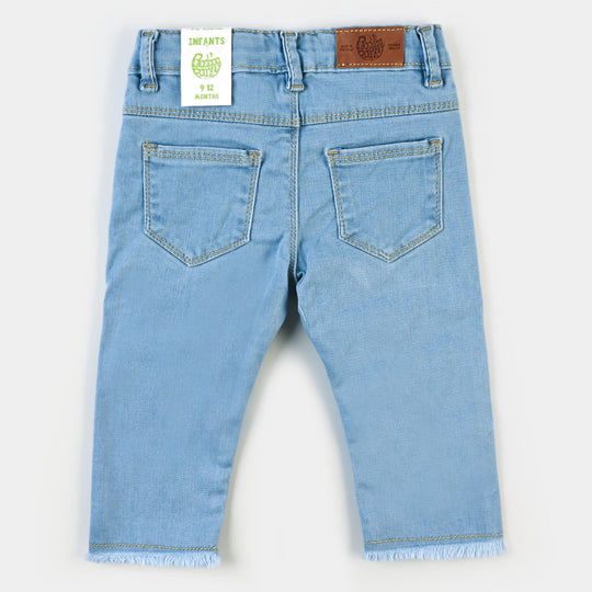 Infant Girls Denim Pant - LIGHT BLUE