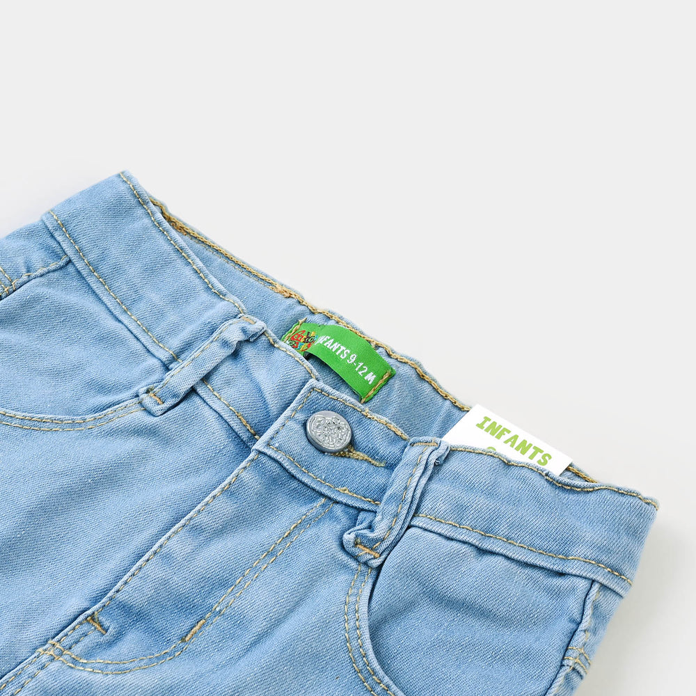 Infant Girls Denim Pant - LIGHT BLUE