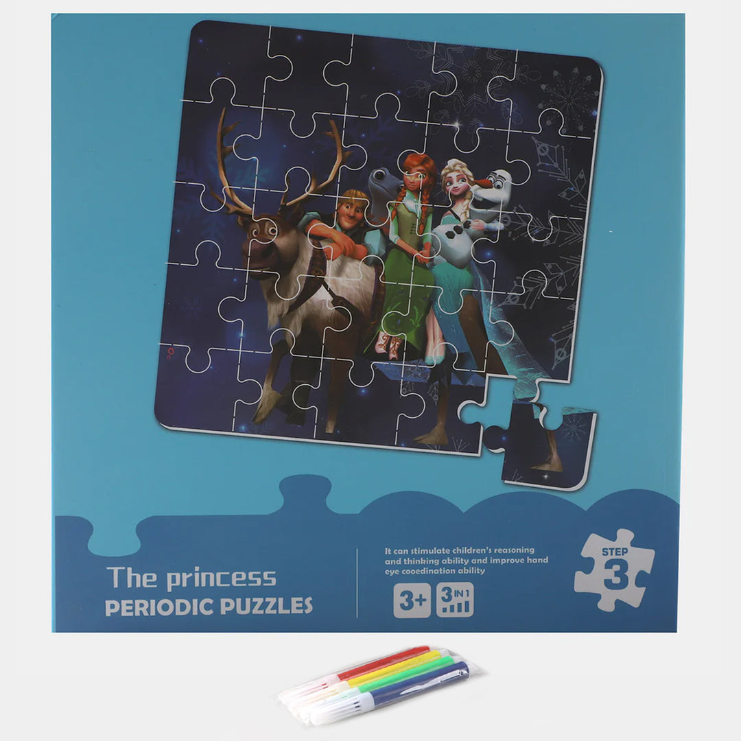 Character Puzzle Book For Kids