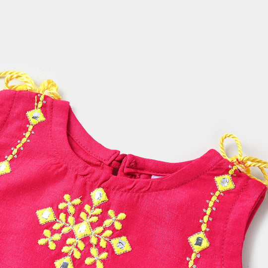 Infant Girls 2Pcs Ruby  - Hot Pink