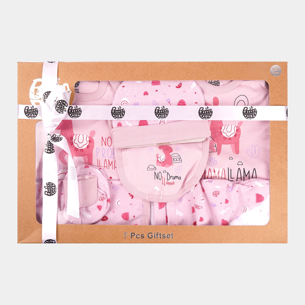 Infant Girls Set 7Pc Llama | P/Marshal