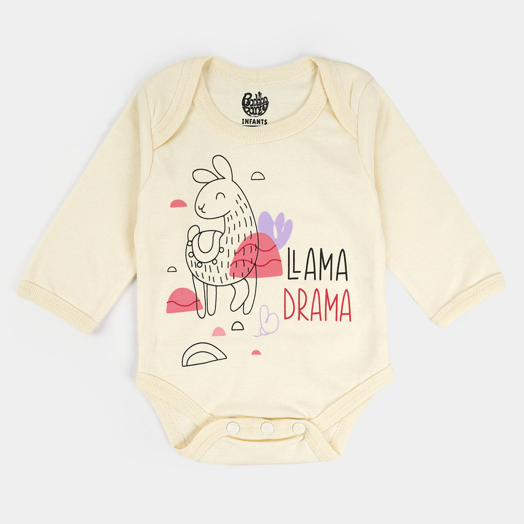 Infant Girls Set 8Pc Llama | Vanilla Cream