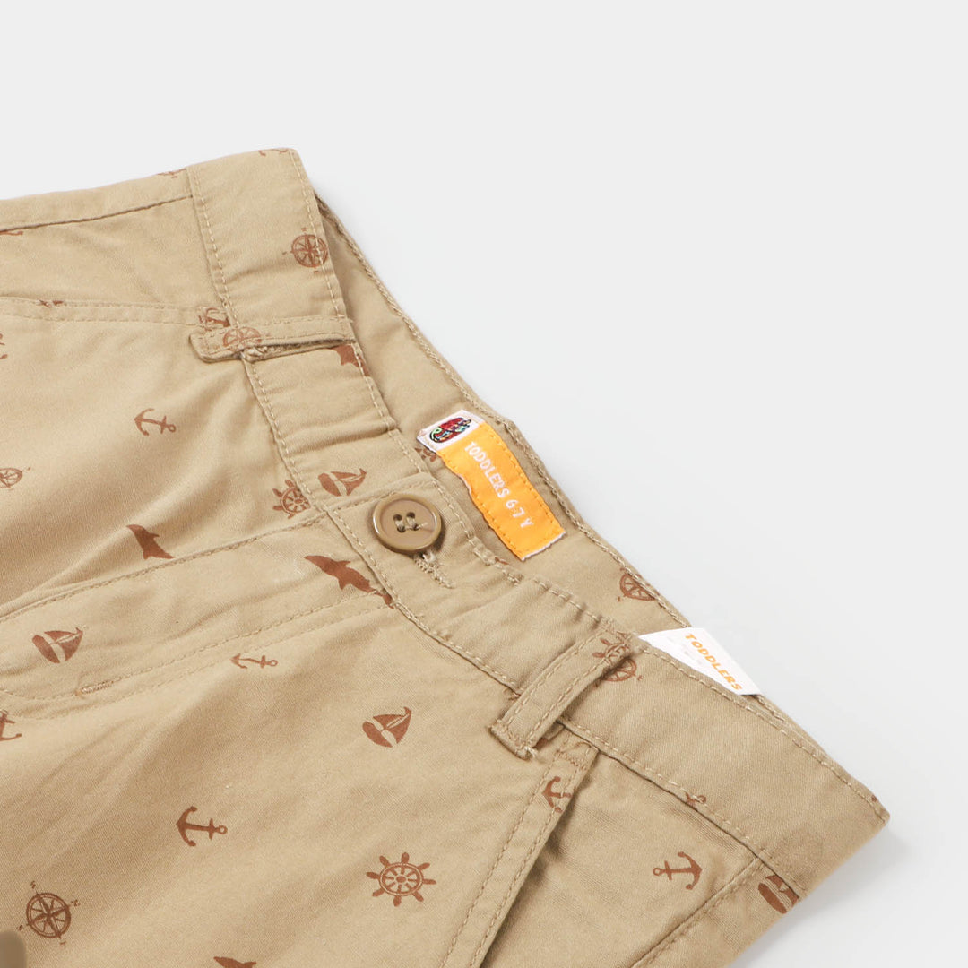 Boys Cotton Short Nautical - KHAKI