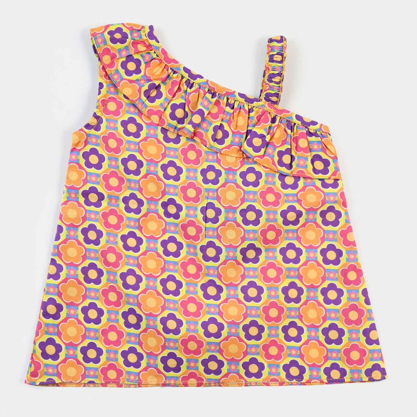 Infant Girls Cotton Casual Top - Multi