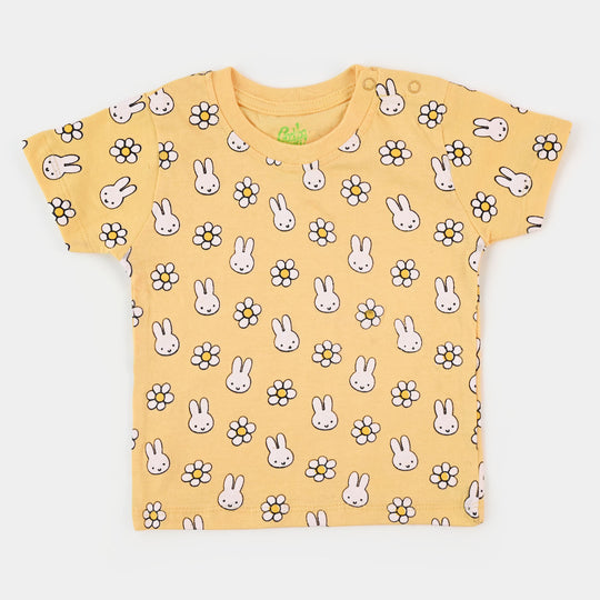 Infant Girls Set 2 Pc Flower - Lemon