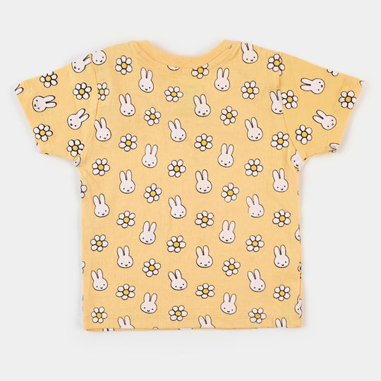 Infant Girls Set 2 Pc Flower - Lemon