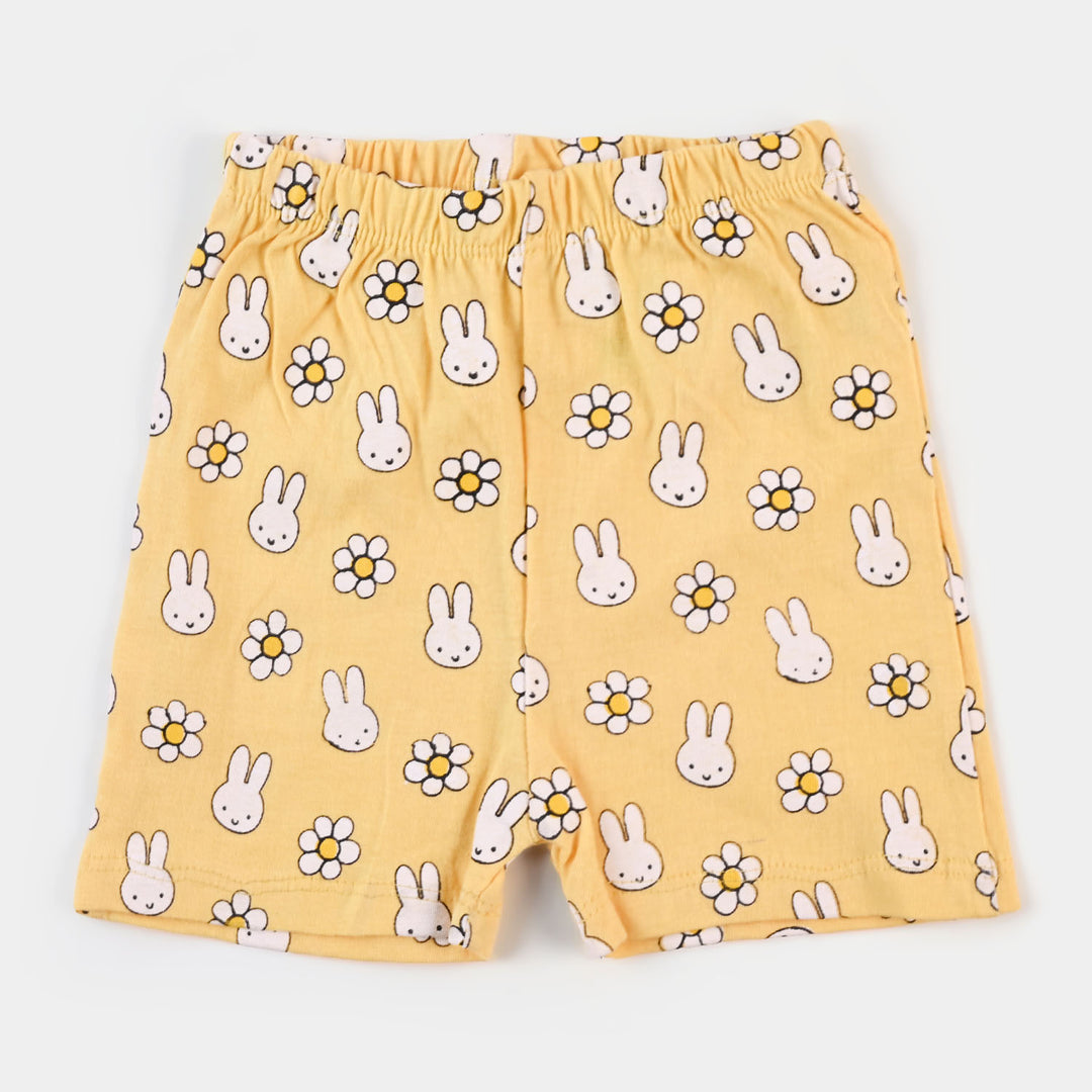 Infant Girls Set 2 Pc Flower - Lemon