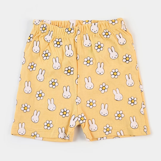 Infant Girls Set 2 Pc Flower - Lemon