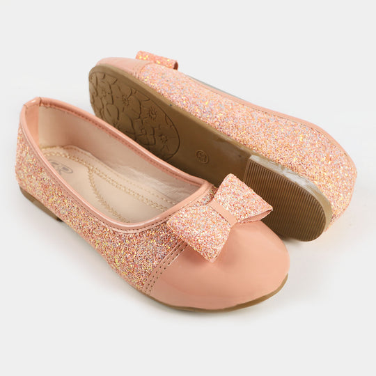 Girls Pumps PP 80-9 - Peach