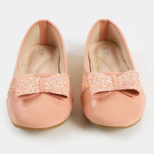 Girls Pumps PP 80-9 - Peach