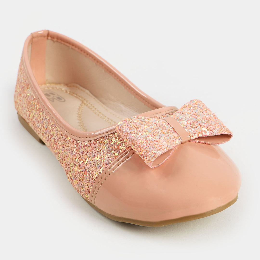 Girls Pumps PP 80-9 - Peach