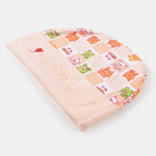 Infant Cap Set | Peach