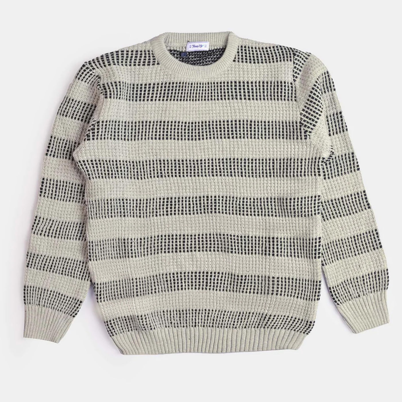 Teens Boys Cotton Sweater - Grey