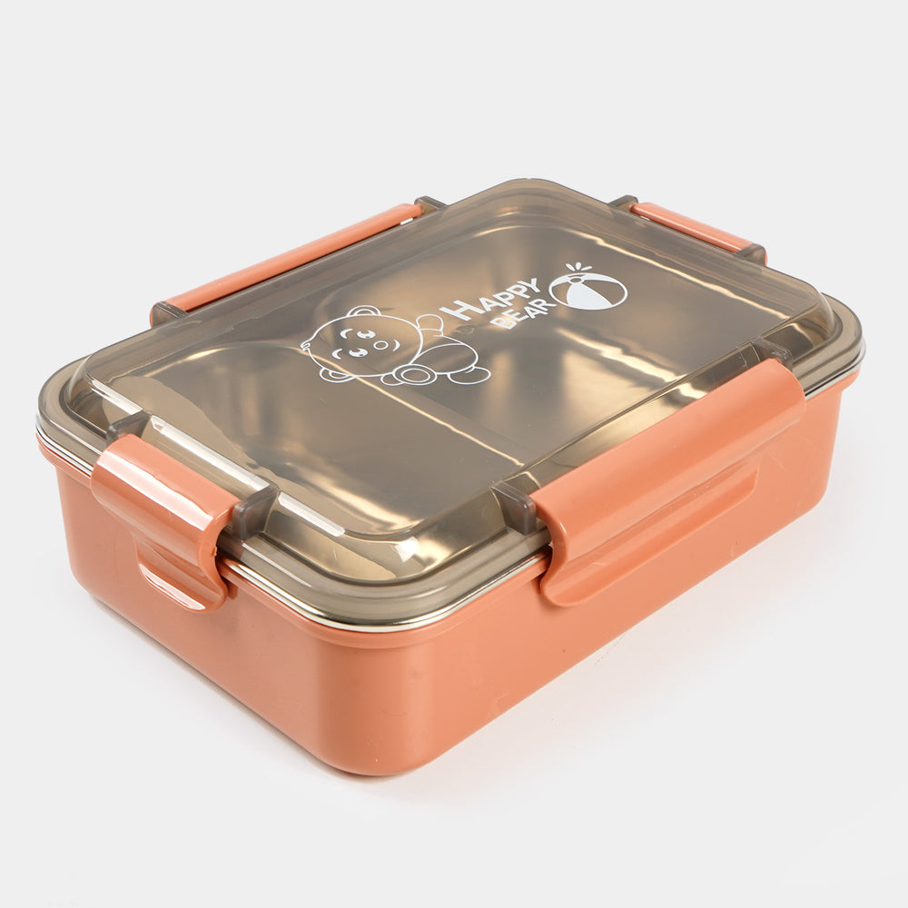 Lunch Box Stainless Steel With Transparent Lid Cover