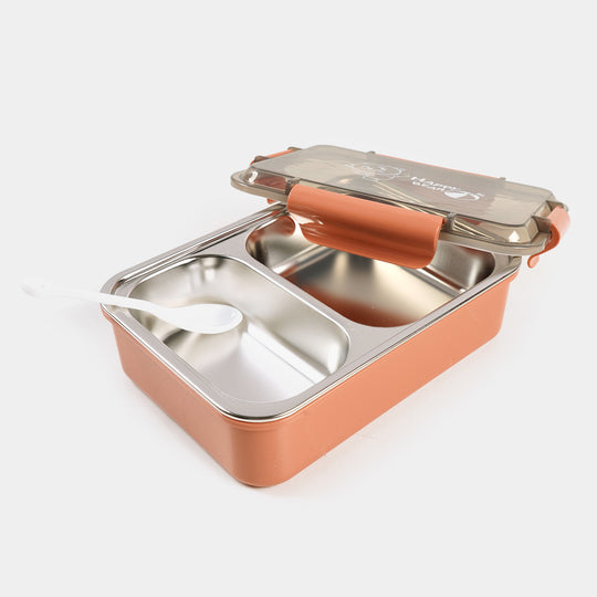 Lunch Box Stainless Steel With Transparent Lid Cover