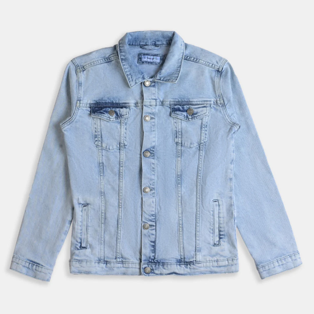 Teens Boys Denim Jacket Eternal-Ice Blue