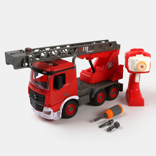 Remote Control Firefighter Truck For Kids