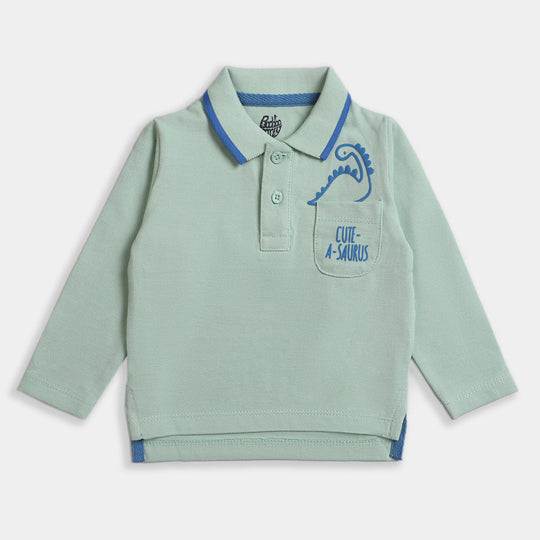 Infant Boys Polo T-Shirt Cute-G-Green