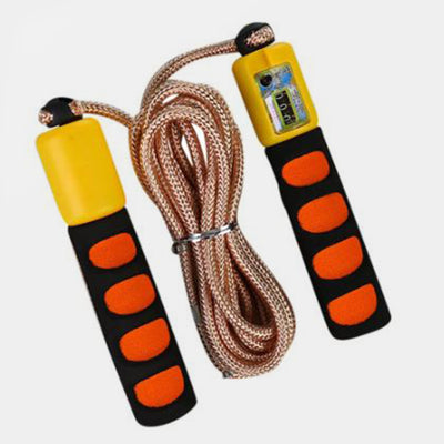 Sports Jumping Rope With Count Meter | Yellow