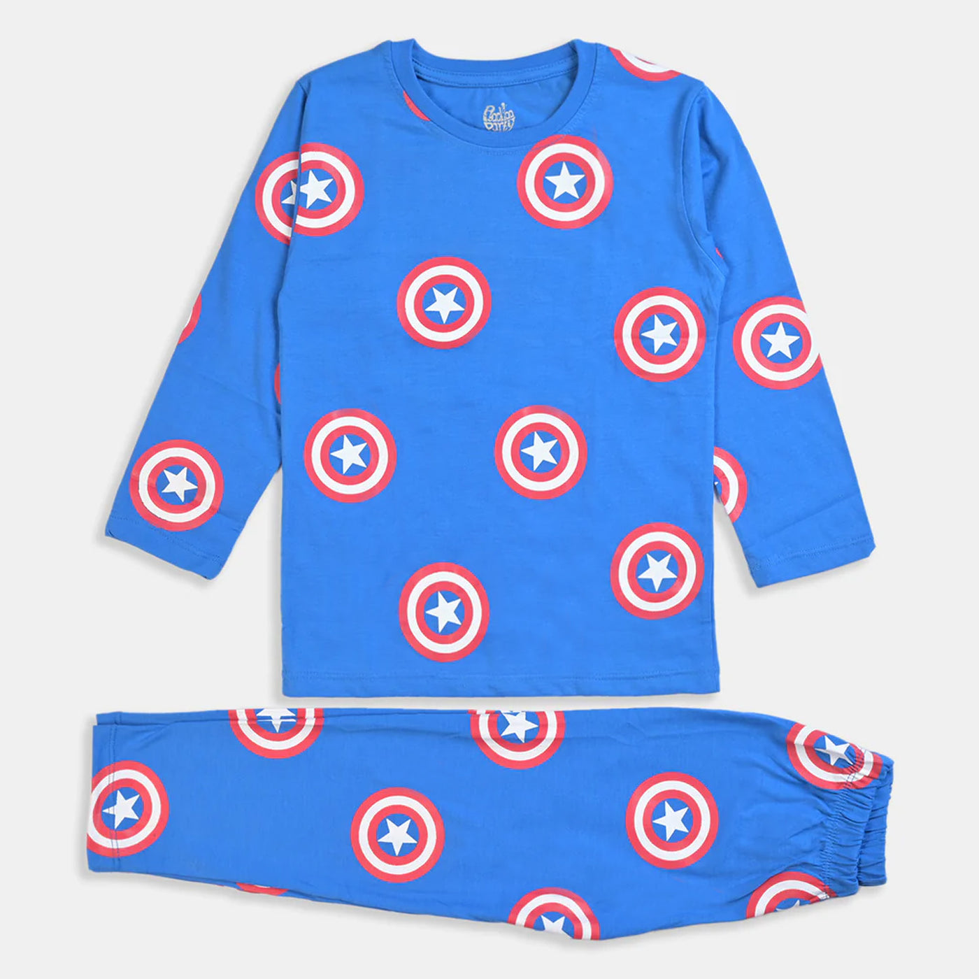 Boys Knitted NightWear Action Hero -D.Blue