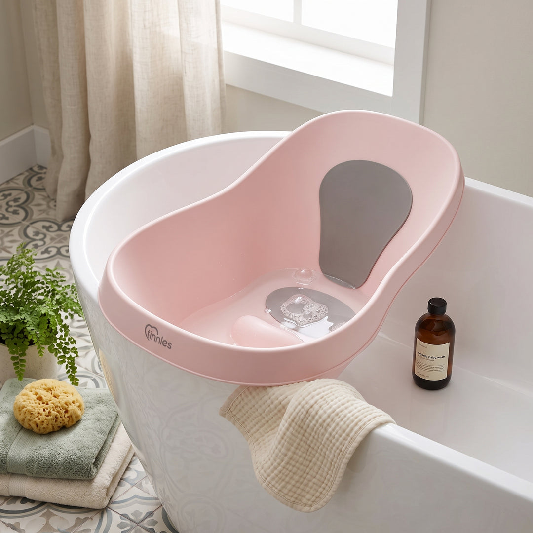 TINNIES SMALL BATH TUB-PINK (T041-013)