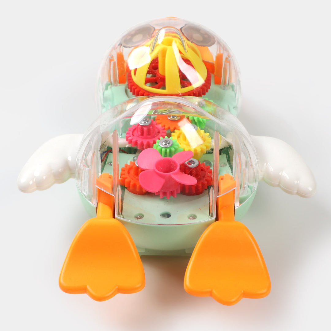 Transparent Gear Duck For Kids