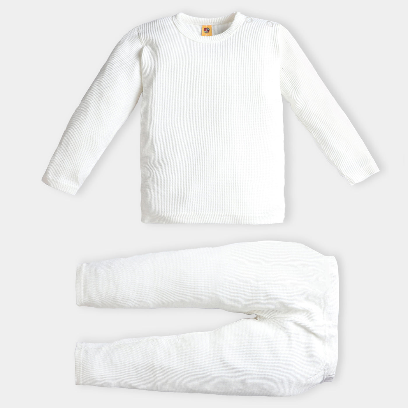 Infant Unisex Thermal Inner Wear-White