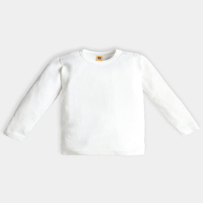 Infant Unisex Thermal Inner Wear-White