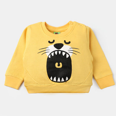 Infant Boys Fleece Sweatshirt Lion Face-G.Rod