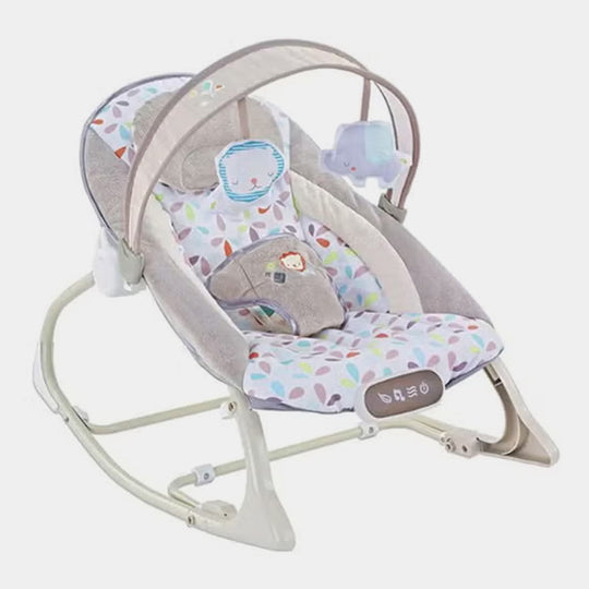 Baby Rocking Chair | 2-in-1 | 29287 | Gray/White