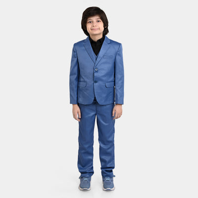 Boys Suit 3Pc W-23-Blue