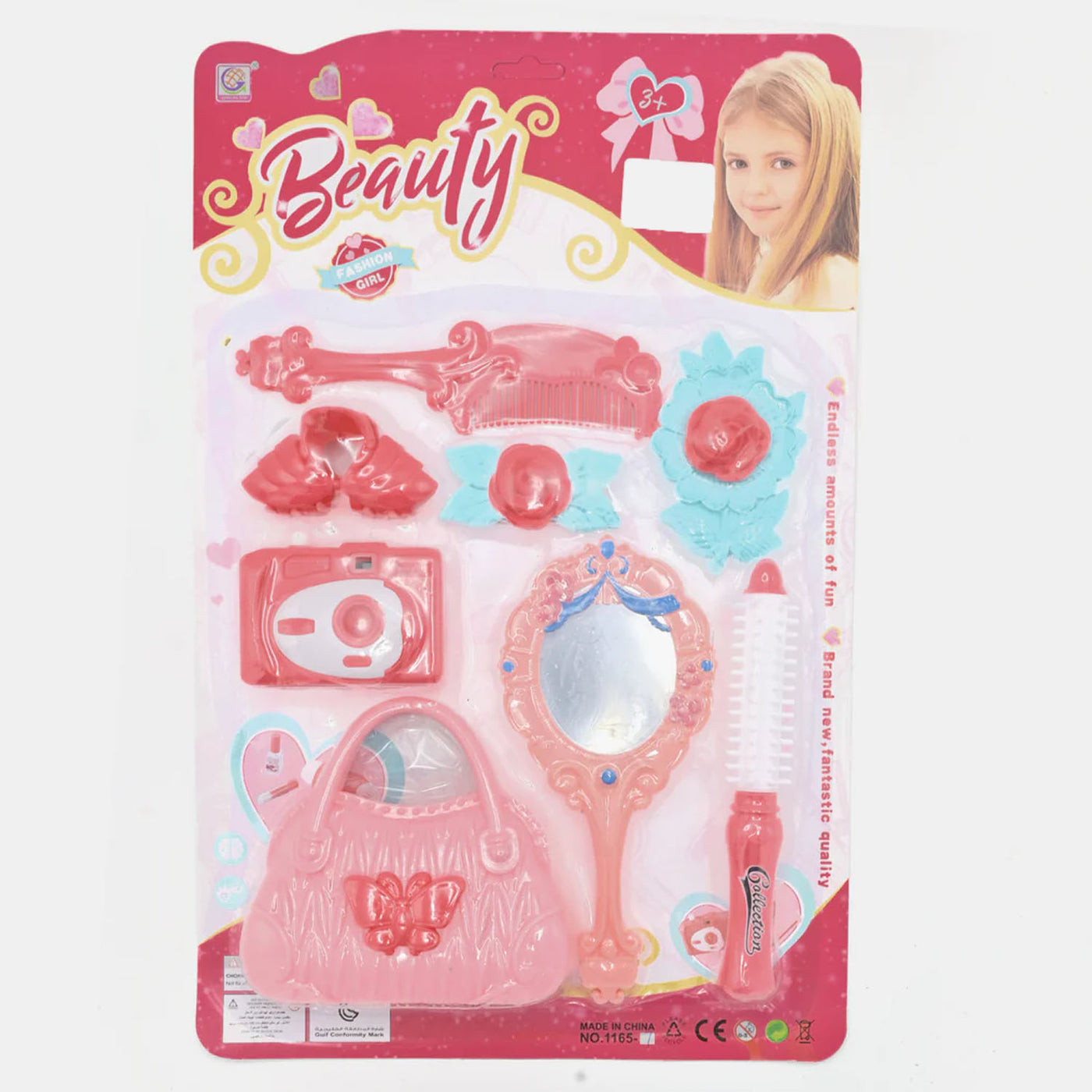 Beauty Card Toy Play Set For Girls